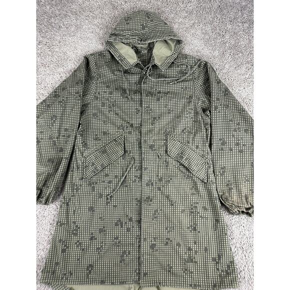 Vintage US Military Parka Jacket Mens S Desert Night Camo Hooded Tennier 80s - Picture 3 of 11